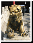 Forbidden City lion
